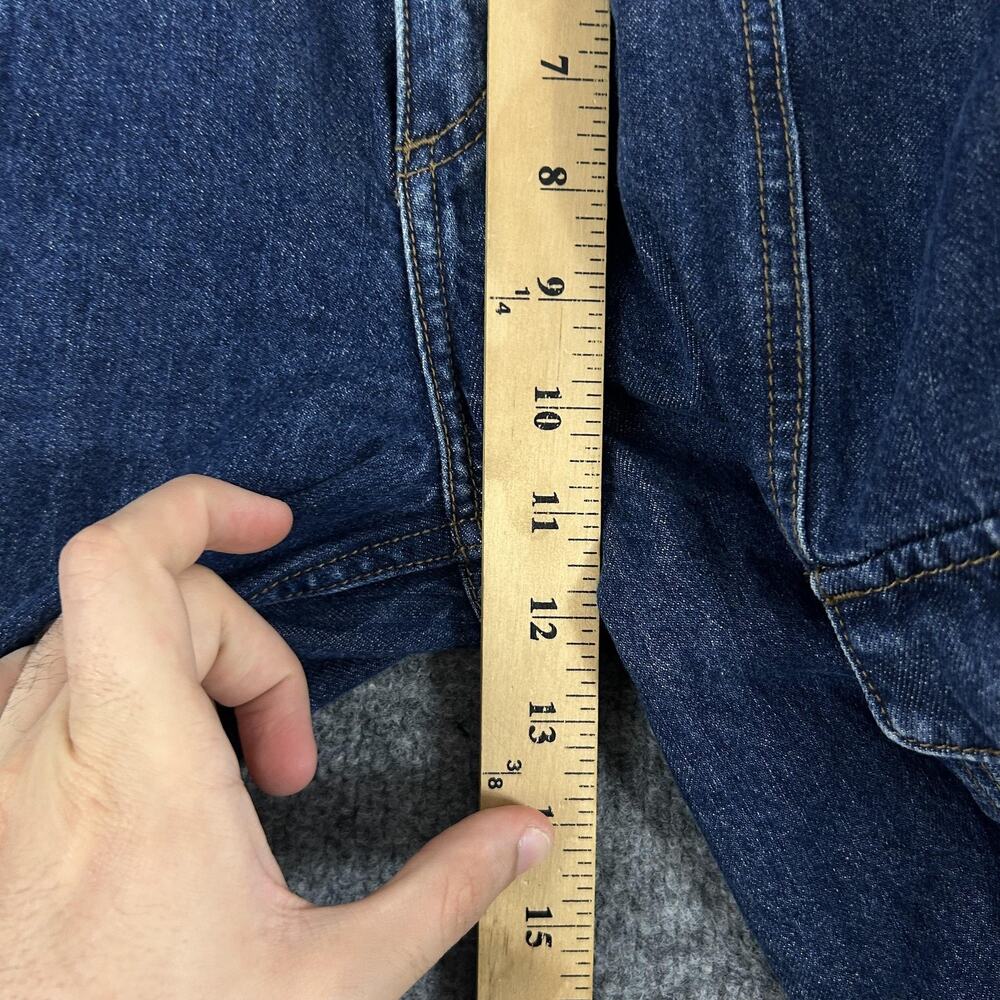 Rag & Bone Jeans Womens 26 Cailyn Cargo Wide Leg Utility Dark Blue Denim Relaxed - Picture 12 of 16